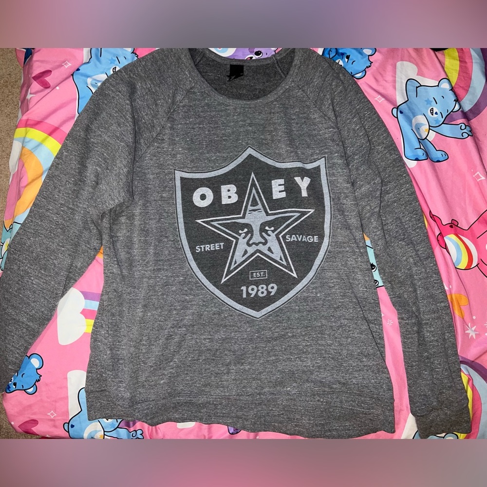 Obey 1989 Street Savage Great Crewneck Comfy Sweatshirt